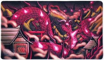 Dragon Shield Playmat w/Life Counter - Magenta