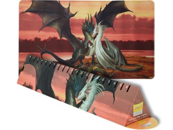 Dragon Shield Playmat w/Life Counter - Valentines Dragons