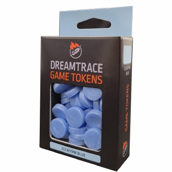 DreamTrace Gaming Tokens - Icewyrm Blue