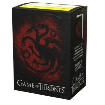 Dragon Shield 100 Brushed Art Game of Thrones House Targaryen