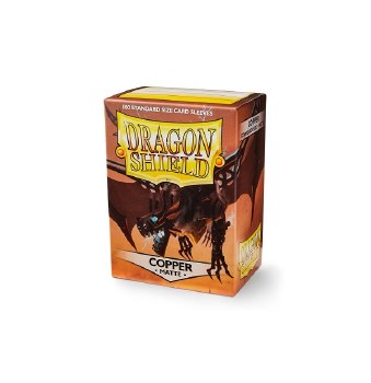 Dragon Shield: 100 Matte Copper Sleeves