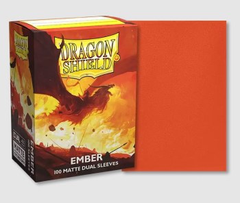 Dragon Shield: 100 Matte Dual Ember