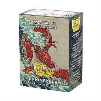 Dragon Shield Matte Dual Anniversary: Great Wave Sleeves