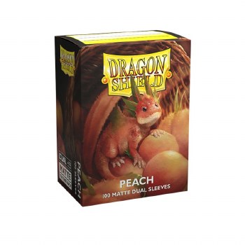 Dragon Shield: 100 Matte Dual Peach