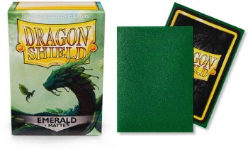 Dragon Shield: 100 Matte Emerald