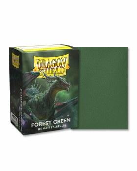 Dragon Shield: 100 Matte Forest Green