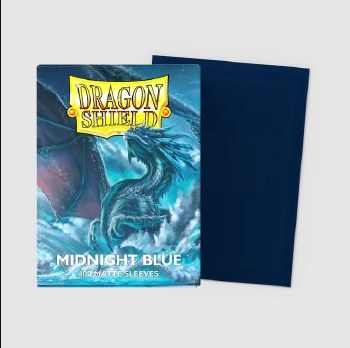 Dragon Shield: 100 Matte Midnight Blue Sleeves