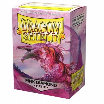 Dragon Shield: 100 Matte Pink Diamond