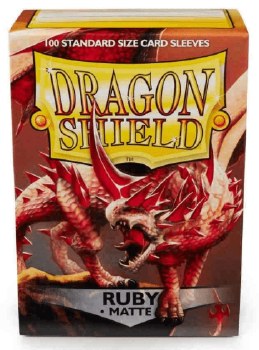 Dragon Shield: 100 Matte Ruby Sleeves