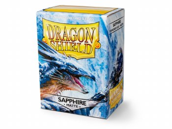 Dragon Shield: 100 Matte Sapphire Sleeves