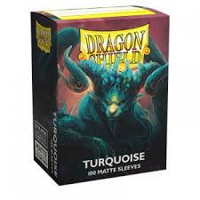 Dragon Shield: 100 Matte Turquoise