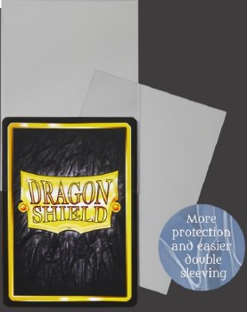 Dragon Shield Reinforced 100 Thick Clear Sleeves