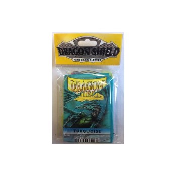 Dragon Shield: 50 Small Turquoise Sleeves