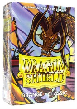 Dragon Shield Sleeves: 60 Small Classic Orange