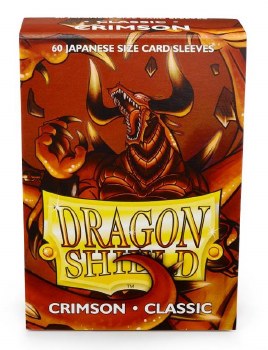 Dragon Shield Sleeves: 60 Small Classic Crimson