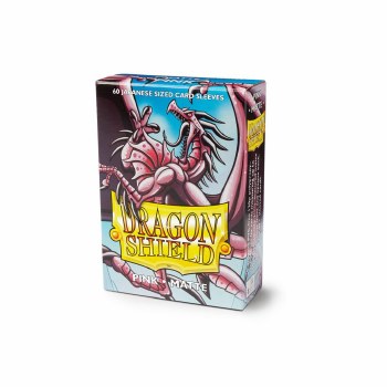 Dragon Shield: 60 Japanese Matte Sleeves Pink