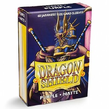 Dragon Shield: 60 Japanese Matte Sleeves Purple