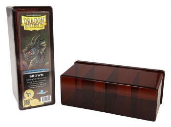 Dragon Shield 4 Compartment Storage Box: Brown
