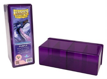 Dragon Shield 4 Compartment Storage Box: Purple