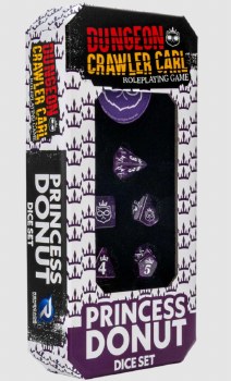 Dungeon Crawler Carl: Dice Set - Princess Donut
