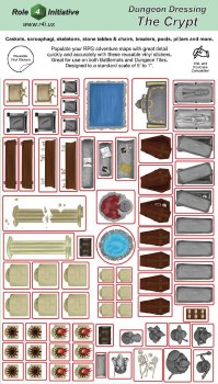 Role 4 Initiative: Dungeon Dressing Stickers: Crypt