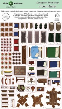 Role 4 Initiative Dungeon Dressing: Furniture