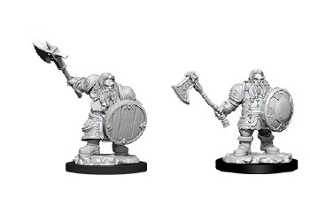 Dungeons &amp; Dragons Nolzur's Marvelous Miniatures: Male Dwarf Fighter