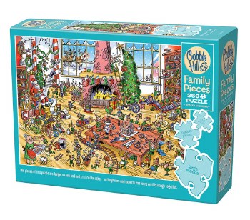 Elves at Work 350-piece Family Puzzle