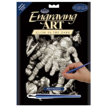 Engraving Art - Glow: Tarantula