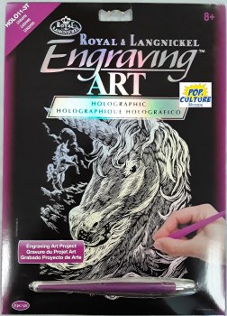 Engraving Art - Holo Foil: Unicorns