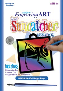 Engraving Art - Rainbow Suncatcher Happy Bugs Kit