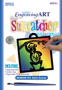 Engraving Art - Rainbow Suncatcher Safari Kit