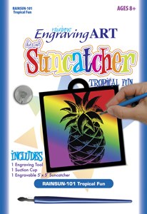 Engraving Art - Rainbow: Tropical Fun Suncatcher Kit
