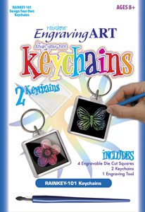 Engraving Art - Rainbow Keychains Kit