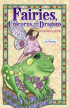 Fairies, Gnomes, &amp; Dragons Coloring Book