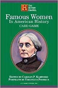 Famous Women in American History Playing Cards Game