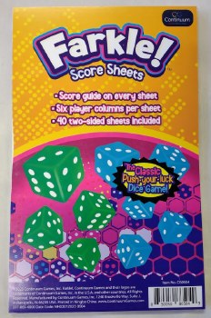 Farkle Score Sheets