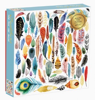Feathers: 500-Piece Jigsaw Puzzle