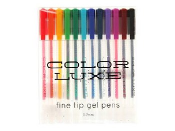 Fine Tip Gel Pens by Color Luxe