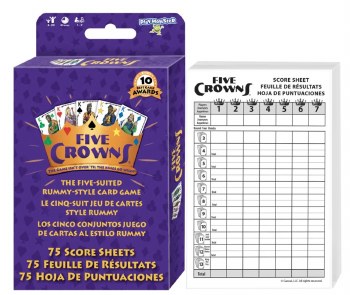 Five Crowns 75 Score Sheets
