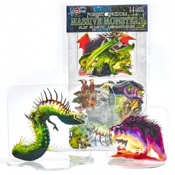 Flat Plastic Minis: Forest Kingdoms - Massive Monsters