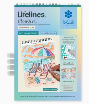 FlowArt: Dot-By-Letter - Day at the Beach