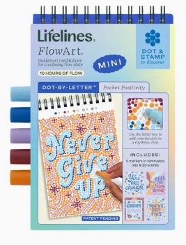 FlowArt: Dot-by-Letter Mini - Pocket Positivity