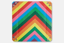 MDG Rainbow Velvet 10x10 Folding Dice Tray