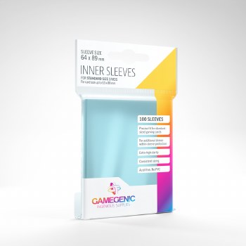 Gamegenic: Clear Inner Sleeves 100ct