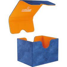 Gamegenic Sidekick 100+ XL Convertible Deck Box: Blue/Orange Exlusive Color Combination