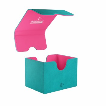 Gamegenic Sidekick 100+ Convertible Deck Box: Teal/Pink