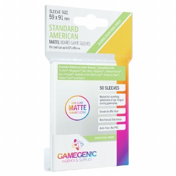 Gamegenic Standard American Matte Sleeves - 57x89mm