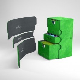 Gamegenic Stronghold 200+ Convertible Deck Box: Green