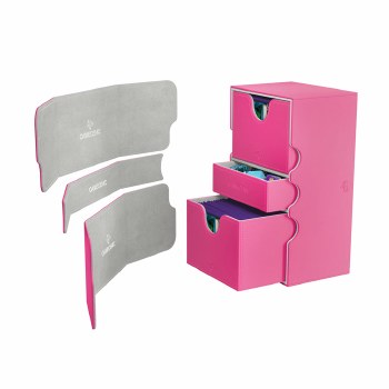 Gamegenic Stronghold 200+ Convertible Deck Box: Pink